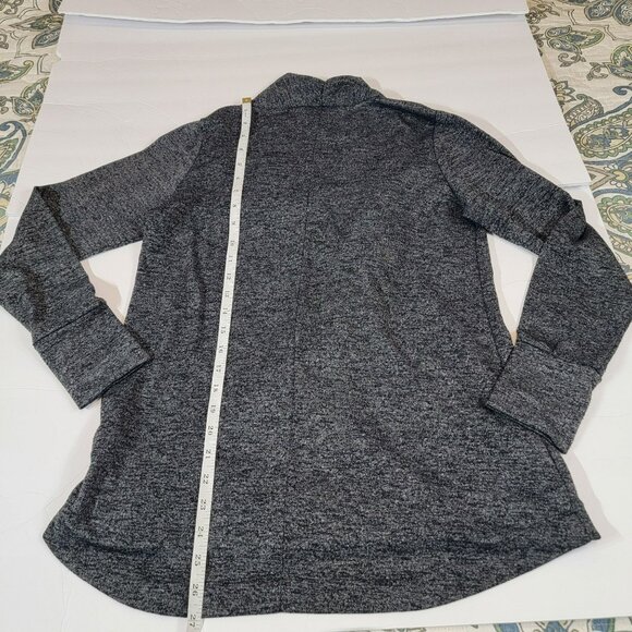 Motherhood Nursing Wrap Sweater, Women M, Pebbled Gray, Long Sleeve, EUC - Picture 11 of 12